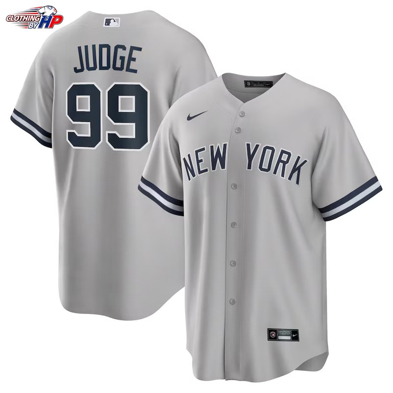 Aaron Judge New York Yankees Nike Road Replica Player Name Jersey - Gray