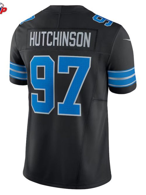 Aidan Hutchinson Detroit Lions Nike 2nd Alternate Vapor F.U.S.E. Limited Jersey - Black