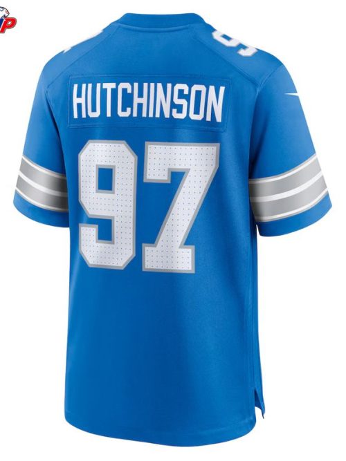 Aidan Hutchinson Detroit Lions Nike Game Jersey - Blue