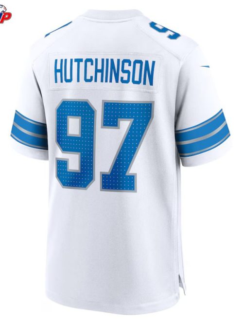 Aidan Hutchinson Detroit Lions Nike Game Jersey - White