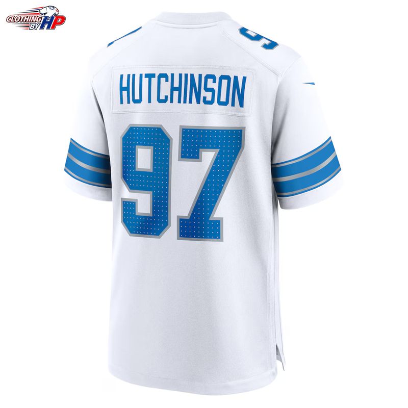 Aidan Hutchinson Detroit Lions Nike Game Jersey - White