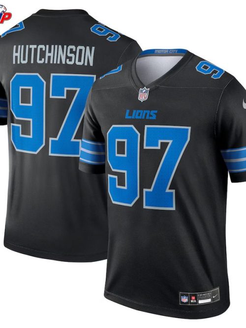 Aidan Hutchinson Detroit Lions Nike Legend Player Performance Top - Black