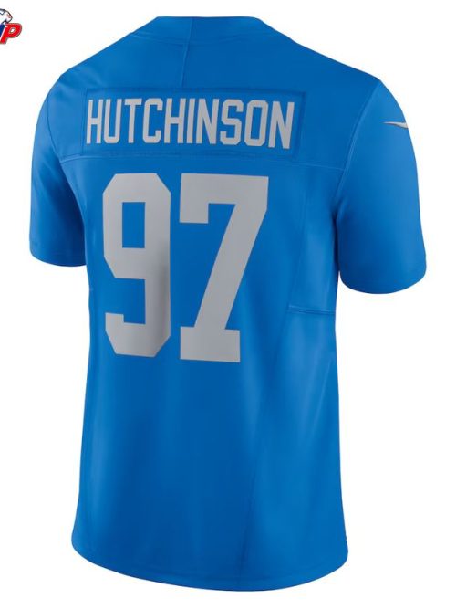 Aidan Hutchinson Detroit Lions Nike Vapor F.U.S.E. Alternate Limited Jersey - Blue
