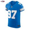 Aidan Hutchinson Detroit Lions Nike Vapor F.U.S.E. Elite Jersey - Blue