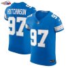 Aidan Hutchinson Detroit Lions Nike Vapor F.U.S.E. Elite Jersey - Blue