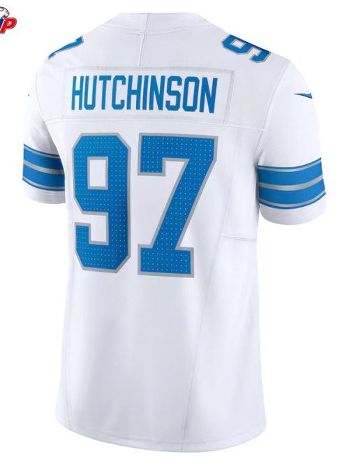 Aidan Hutchinson Detroit Lions Nike Vapor F.U.S.E. Limited Jersey - White