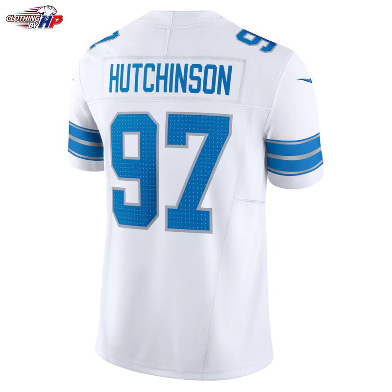 Aidan Hutchinson Detroit Lions Nike Vapor F.U.S.E. Limited Jersey - White