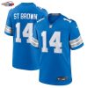 Amon-Ra St. Brown Detroit Lions Nike Game Jersey - Blue