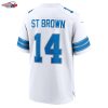 Amon-Ra St. Brown Detroit Lions Nike Game Jersey - White
