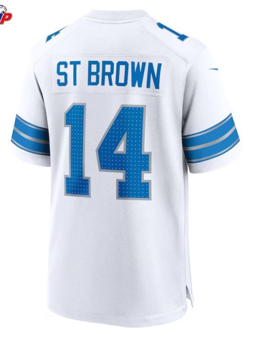 Amon-Ra St. Brown Detroit Lions Nike Game Jersey - White