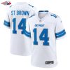 Amon-Ra St. Brown Detroit Lions Nike Game Jersey - White