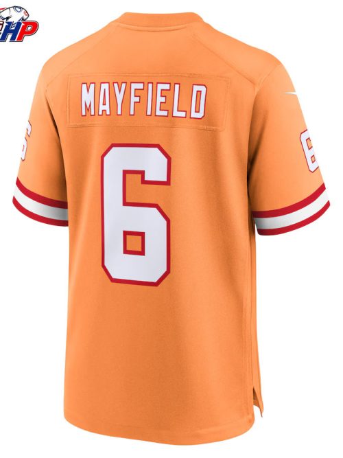 Baker Mayfield Tampa Bay Buccaneers Nike Throwback Game Jersey - Orange