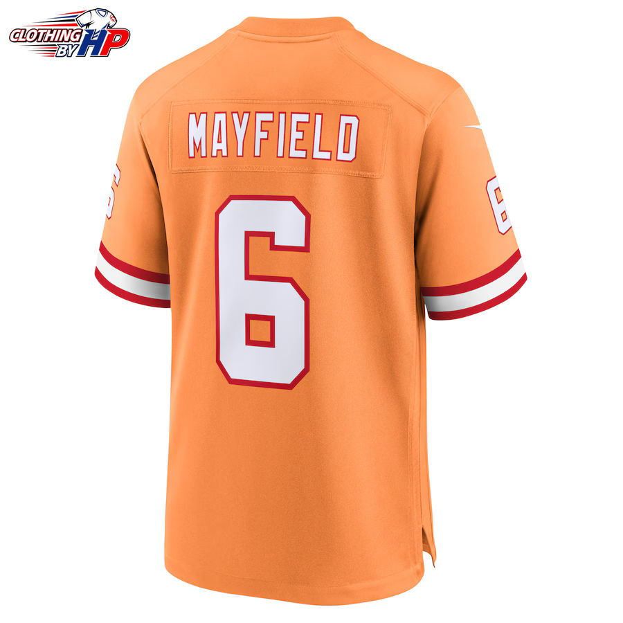 Baker Mayfield Tampa Bay Buccaneers Nike Throwback Game Jersey - Orange