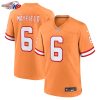 Baker Mayfield Tampa Bay Buccaneers Nike Throwback Game Jersey - Orange