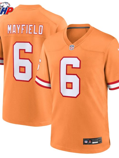 Baker Mayfield Tampa Bay Buccaneers Nike Throwback Game Jersey - Orange