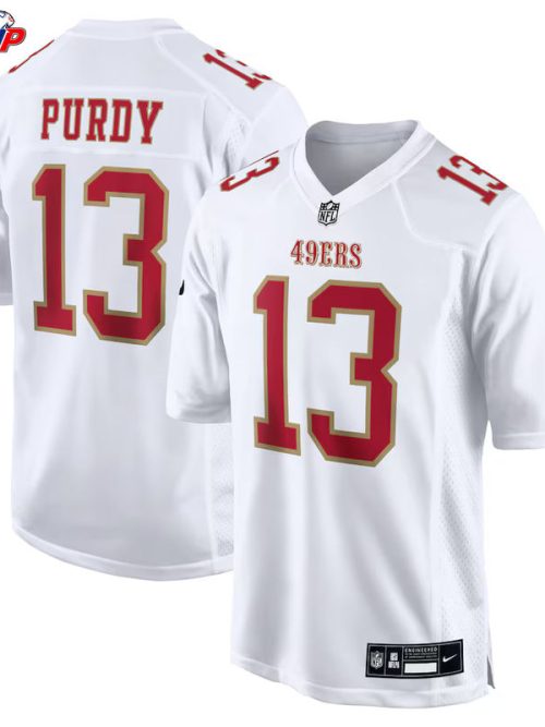 Brock Purdy San Francisco 49ers Nike Fashion Game Jersey - Tundra White