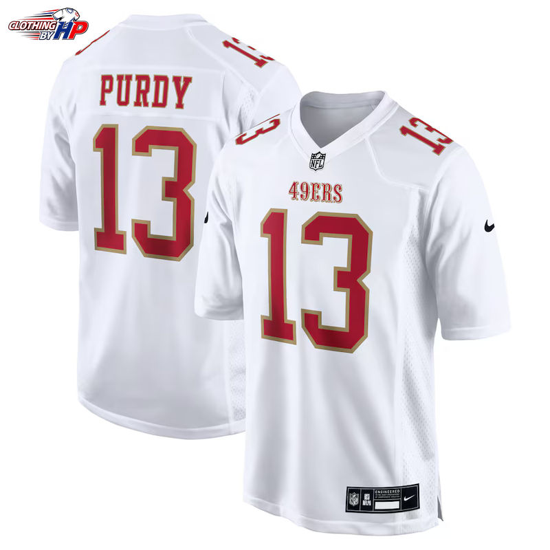 Brock Purdy San Francisco 49ers Nike Fashion Game Jersey - Tundra White