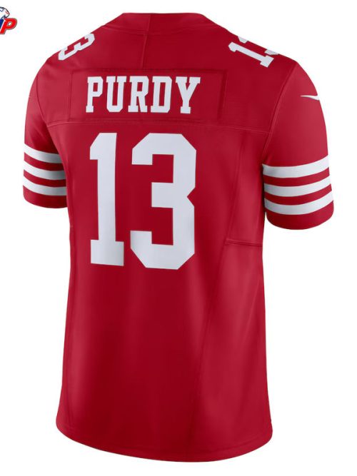 Brock Purdy San Francisco 49ers Nike Vapor F.U.S.E. Limited Jersey - Scarlet