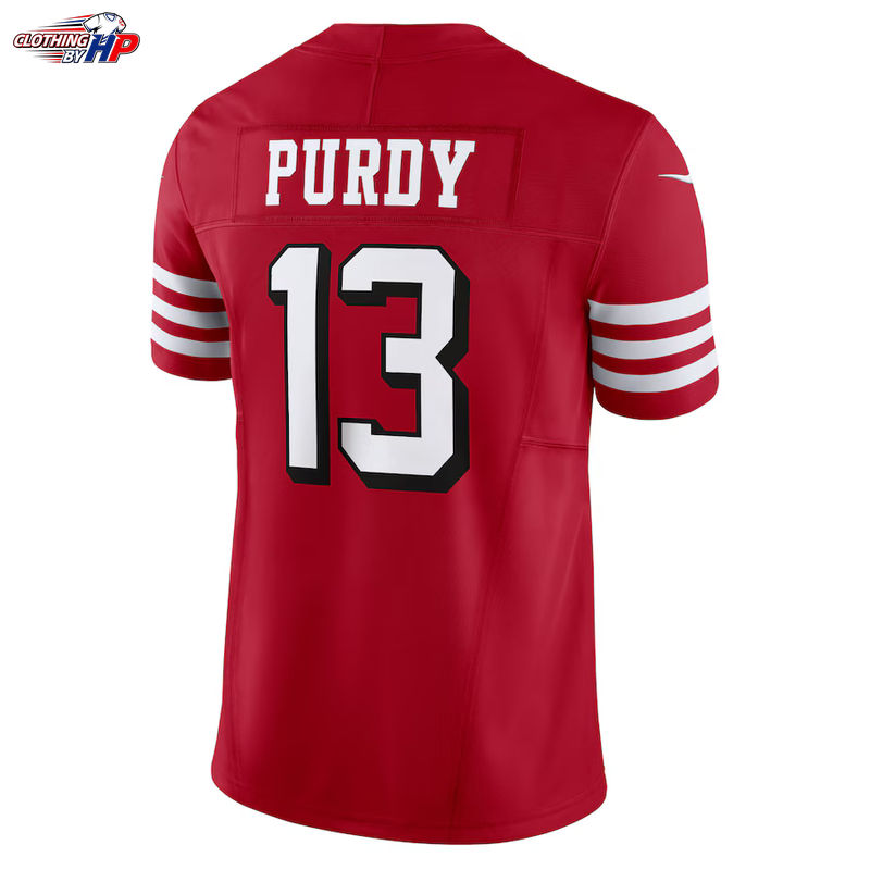 Brock Purdy San Francisco 49ers Nike Vapor F.U.S.E. Limited Jersey - Scarlet