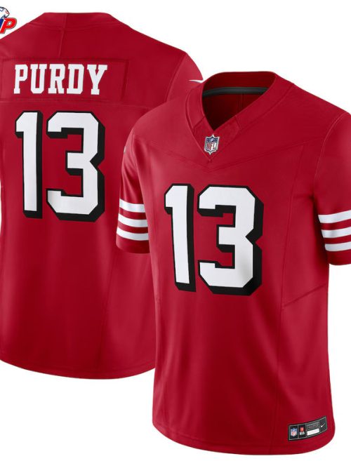 Brock Purdy San Francisco 49ers Nike Vapor F.U.S.E. Limited Jersey - Scarlet