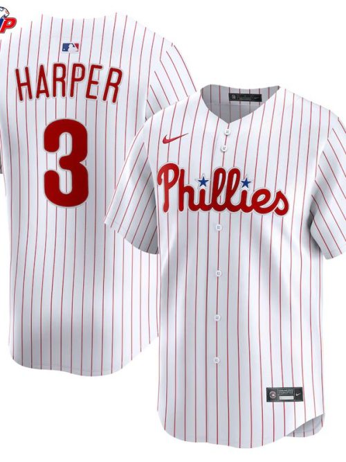 Bryce Harper Philadelphia Phillies Nike Home Limited Player Jersey - White