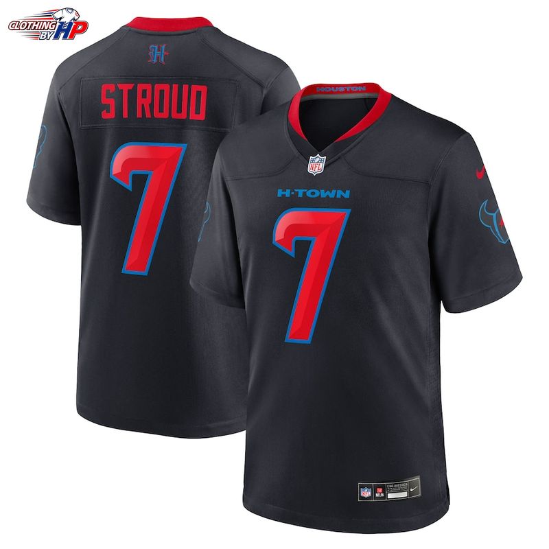 C.J. Stroud Houston Texans Nike 2nd Alternate Game Jersey - Navy