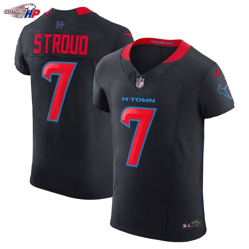 C.J. Stroud Houston Texans Nike Alternate 2 Vapor F.U.S.E. Elite Jersey - Navy
