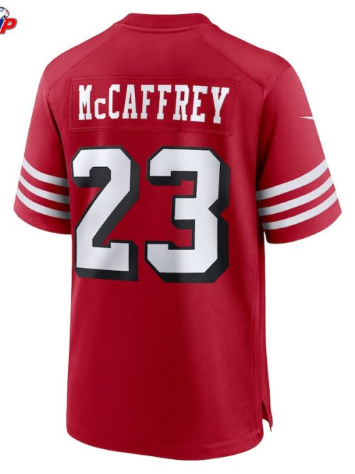 Christian McCaffrey San Francisco 49ers Nike Alternate Game Player Jersey - Scarlet