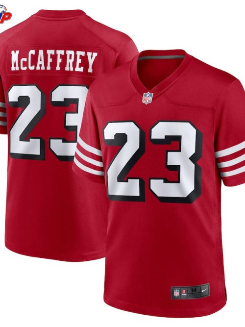 Christian McCaffrey San Francisco 49ers Nike Alternate Game Player Jersey - Scarlet