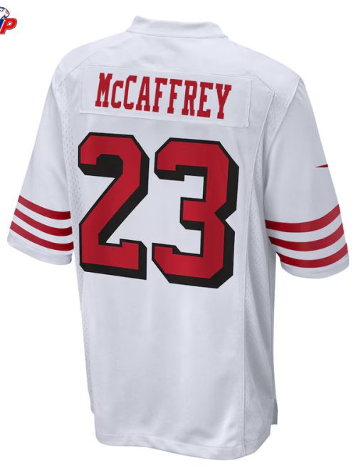 Christian McCaffrey San Francisco 49ers Nike Game Jersey - White