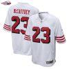Christian McCaffrey San Francisco 49ers Nike Game Jersey - White