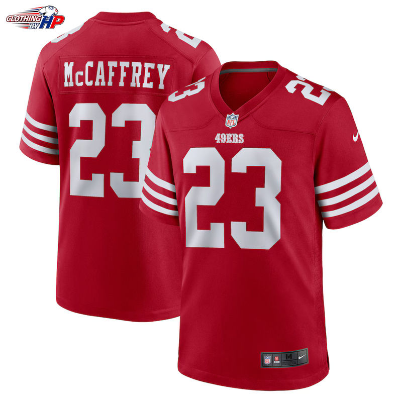 Christian McCaffrey San Francisco 49ers Nike Game Player Jersey - Scarlet