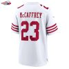 Christian McCaffrey San Francisco 49ers Nike Game Player Jersey - White