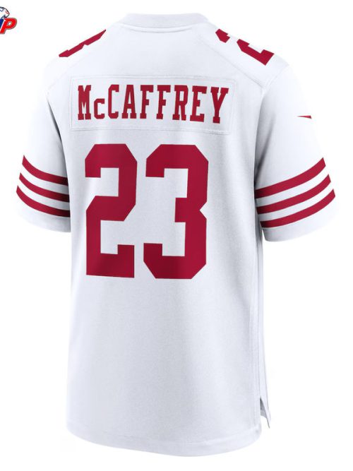 Christian McCaffrey San Francisco 49ers Nike Game Player Jersey - White