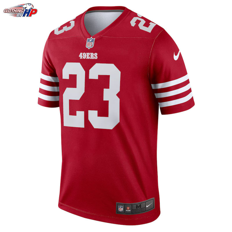 Christian McCaffrey San Francisco 49ers Nike Legend Player Performance Top - Scarlet