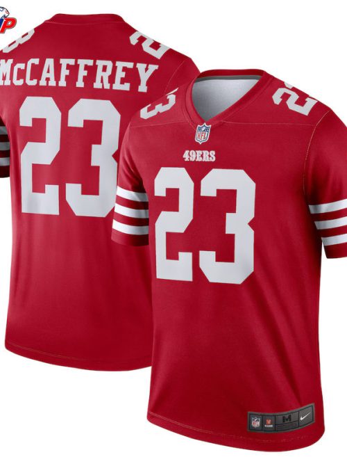 Christian McCaffrey San Francisco 49ers Nike Legend Player Performance Top - Scarlet