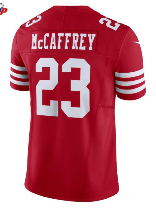 Christian McCaffrey San Francisco 49ers Nike Vapor F.U.S.E. Limited Jersey - Scarlet