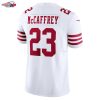 Christian McCaffrey San Francisco 49ers Nike Vapor F.U.S.E. Limited Jersey - White