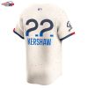Clayton Kershaw Los Angeles Dodgers Nike 2024 City Connect Limited Player Jersey - Cream