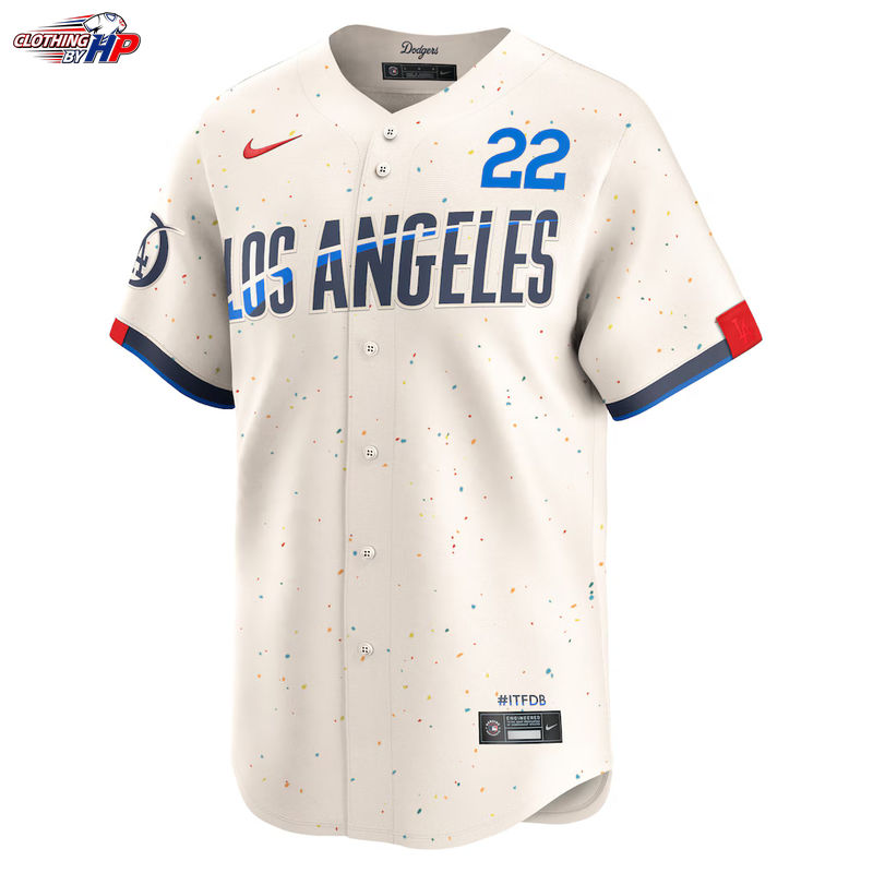 Clayton Kershaw Los Angeles Dodgers Nike 2024 City Connect Limited Player Jersey - Cream
