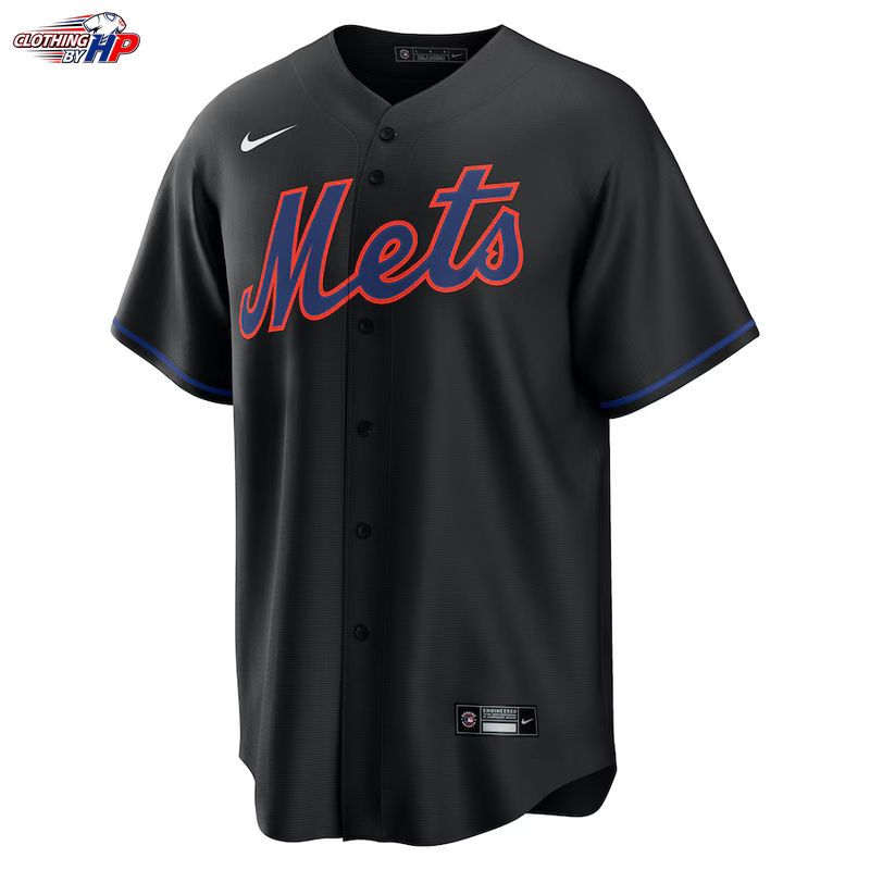 Francisco Lindor New York Mets Nike Alternate Replica Jersey - Black