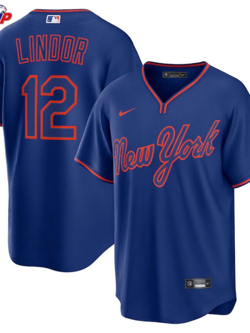 Francisco Lindor New York Mets Nike Alternate Replica Player Jersey - Royal