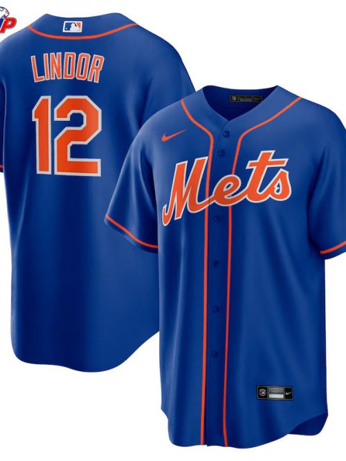 Francisco Lindor New York Mets Nike Big & Tall Alternate Replica Player Jersey - Royal