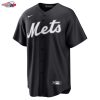 Francisco Lindor New York Mets Nike Replica Player Jersey - Black