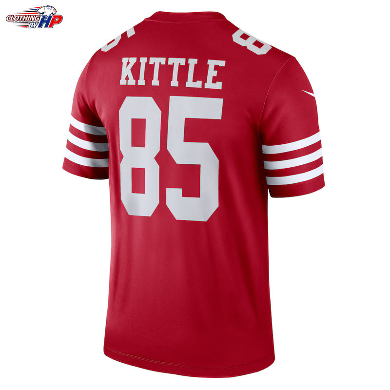 George Kittle San Francisco 49ers Nike Legend Player Performance Top - Scarlet