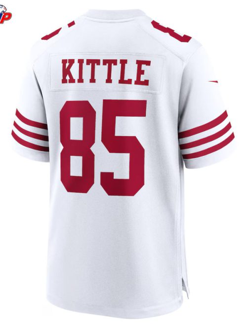 George Kittle San Francisco 49ers Nike Player Game Jersey - White