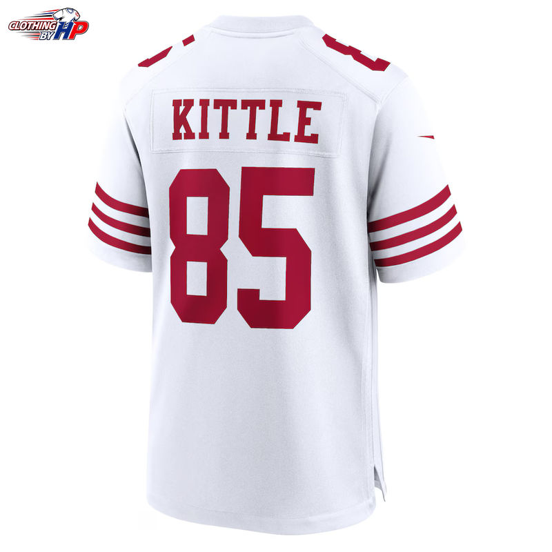 George Kittle San Francisco 49ers Nike Team Game Jersey - White