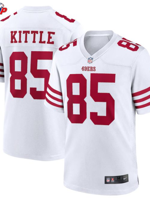 George Kittle San Francisco 49ers Nike Team Game Jersey - White