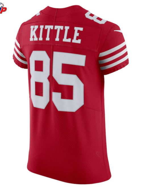 George Kittle San Francisco 49ers Nike Vapor Elite Jersey - Scarlet