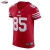 George Kittle San Francisco 49ers Nike Vapor Elite Jersey - Scarlet